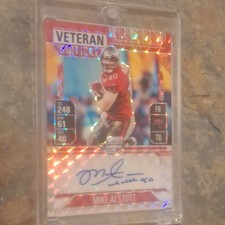 2024 Panini Contenders Optic Football - Mike Alstott Auto Prizm /24 Buccaneers