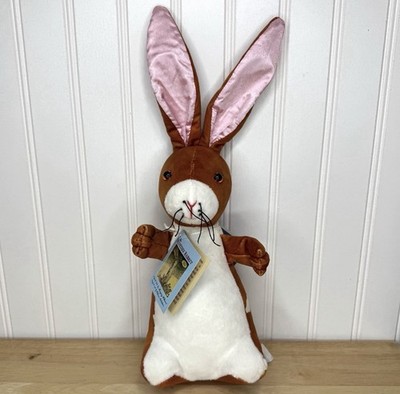 Velveteen Rabbit Bunny Plush Brown Velvet Stuffed Animal New Tags Toy Yottoy