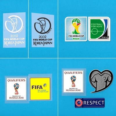 Patch Thermoaufkleber FIFA Fussball-Weltmeisterschaft 2002 2014 2018 