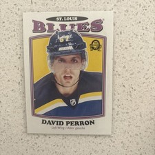 2016-17 O-Pee-Chee Update Retro David Perron St. Louis Blues #670