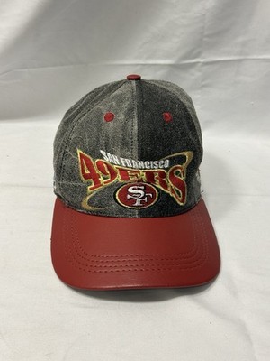 Vintage San Francisco 49ers NFL ProElite Suede Leather Strapback Hat USA Made