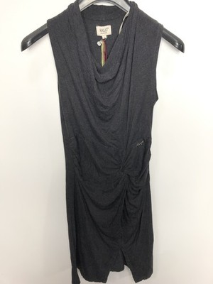 KHUJO Damen Kleid Modell: Mae  Grau S