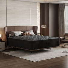 12 Twin Full Queen King Size Gel Memory Foam Hybrid Mattress, Mattress In A Box