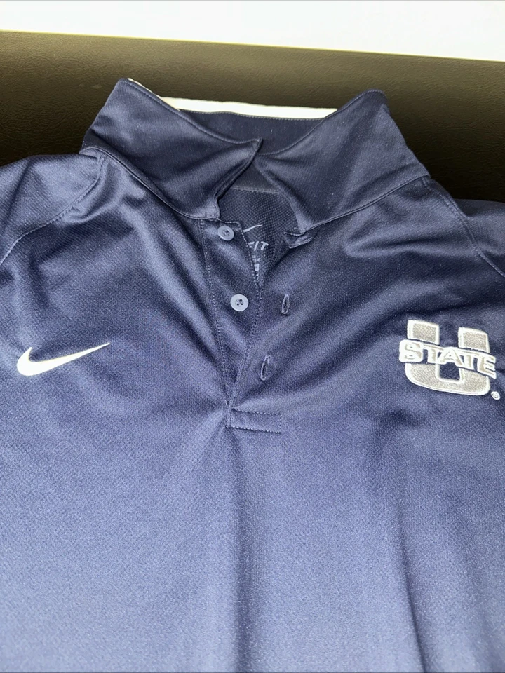 Camisa polo para hombre Nike Dri-Fit Utah State Aggies talla L Foto 3 de 4