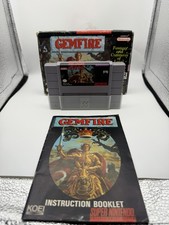 Gemfire (SNES Koei, 1992) CIB The Cart, Box, & Manual