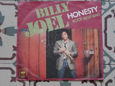 BILLY JOEL - Honesty/Root Beer Rag 7'' HOLLAND P/S 1979 EX/EX