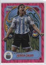 2023 Topps Argentina Fileteado Legends Pink Tango 25/50 Hernan Crespo #42 0ms6