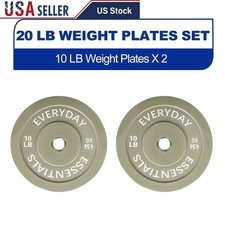 High Density Rubber Olympic Bumper Plate Weight Plates 10lb Pair Weight Training