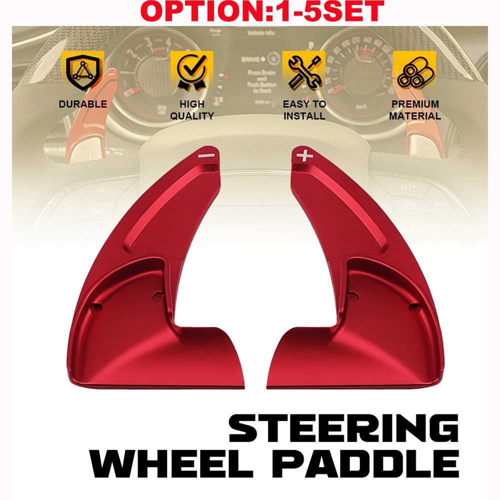 Steering Wheel Shift Paddle Extended Shifter Trim for Dodge Challenger Charger