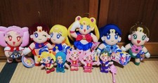 Sailor Moon Plush Toy Keychain Set Authentic Vintage Excellent Ready Use