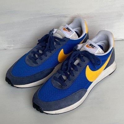 Nike Sneakers Shoes AIR TAILWIND 79 Blue Yellow Suede Mesh Low Men's US9.5 EX