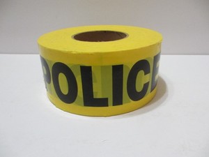 ROLL PLASTIC POLICE LINE DO NOT CROSS TAPE