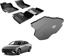 Floor Mats Fit Hyundai Elantra 2021-2026 All Weather TPE Liners