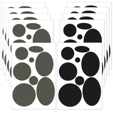 80 Pcs Puffer Down Jacket Repair Patch Kit, Nylon Fabric 2 Colors