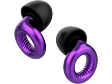 Concert Ear Plugs, High Fidelity 16 dBNoise Cancelling Earplugs Purple
