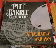 Pit Barrel Cooker Stainless Steel Ash Pan, Attachable Barrel Smoker Ash Pan 