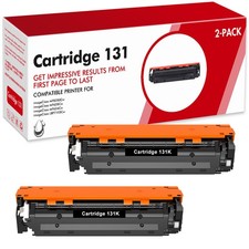 2Pack 131 Black Toner for Canon CRG-131 imageCLASS LBP7110CW MF8280CW MF624CW