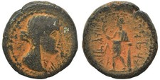 💵BERENIKE II-WIFE OF PTOLEMY III-PHOENICIA-166-151 BC-23mm/10.74g-CH F-MARATHOS