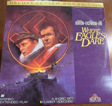 Where Eagles Dare 1968 Laserdisc ML100137 Widescreen LD WS Clint Eastwood Burton