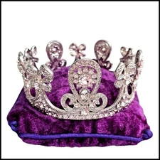 Franklin Mint Empress Alexandra Royal Tiara Collection Crown Rhinestone Pageant