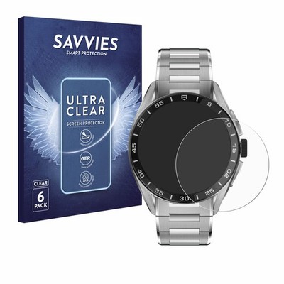 6x Schutzfolie für TAG Heuer Connected Calibre E4 (45 mm) Displayschutz