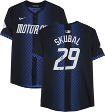 Tarik Skubal Detroit Tigers Autographed Nike Black City Connect Limited Jersey
