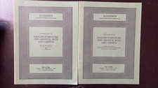 Sotheby's auction catalogues - English furniture etc (10) 1977-81