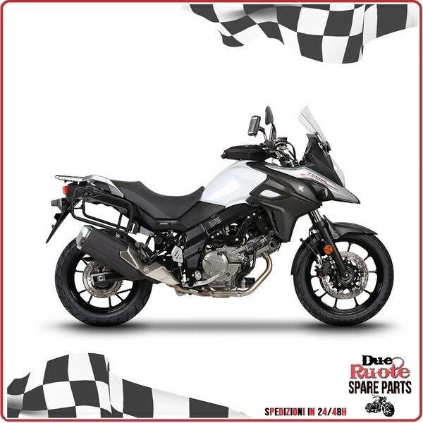 ATTACCO BORSE LATERALI BAGAGLIO RIGIDE PER MOTO SUZUKI DL V-STROM 650 2017>2022