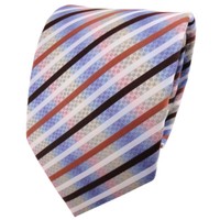 SchöNe Tigertie Designer Krawatte In Mehrfarbig Gestreift - Cravate Tie Binder