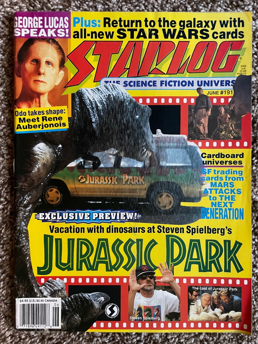 STARLOG Magazine #191 June 1993 Jurassic Park Mars Attacks Star 