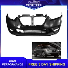 Front Bumper Cover Plastic Fits 2018-2020 Nissan Kicks S SR SV Sense 620225RB0J