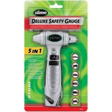 5 In 1 Slime Deluxe Digital Tyre & Tread Gauge Belt Cutter, Torch, Glass Breaker