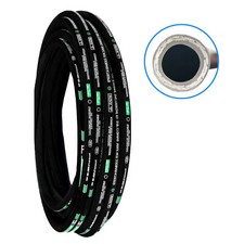 Hydraulic Hoses with 2 High-Tensile Steel Wire Braid, 1/2 in x 100 ft, 3988 PSI