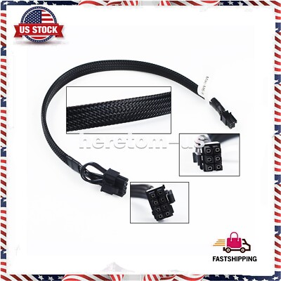 Mini 6-pin to 8-pin PCIe PCI-e Video Card Power Cable for Apple Mac Pro Tower US