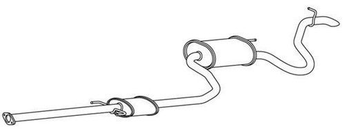 ASMET Endschalldämpfer Für HYUNDAI I30 (FD) - Kompatibel Mit 1.4 & 1.6 Modellen 2007-2011