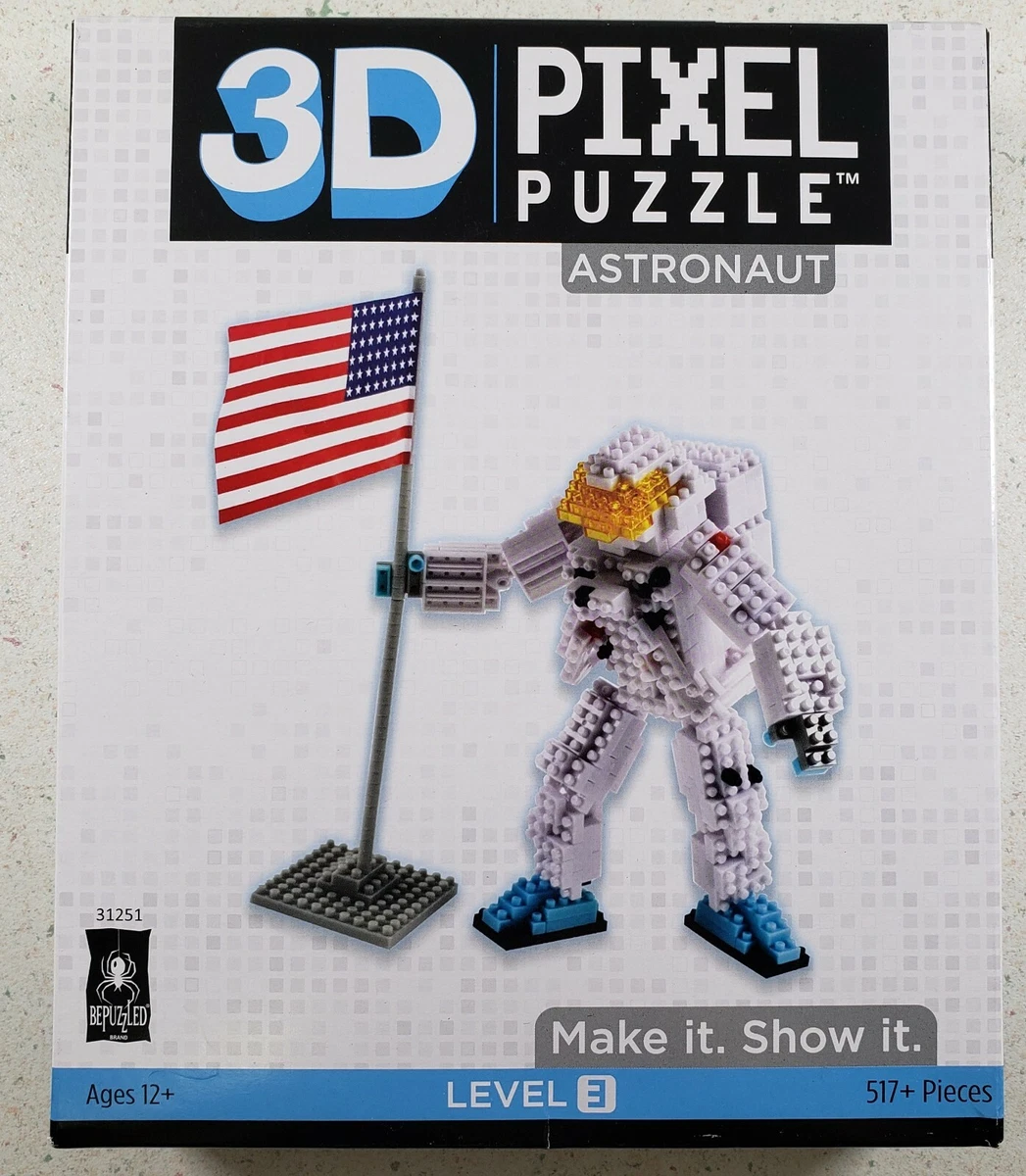 3d pixel best sale puzzle