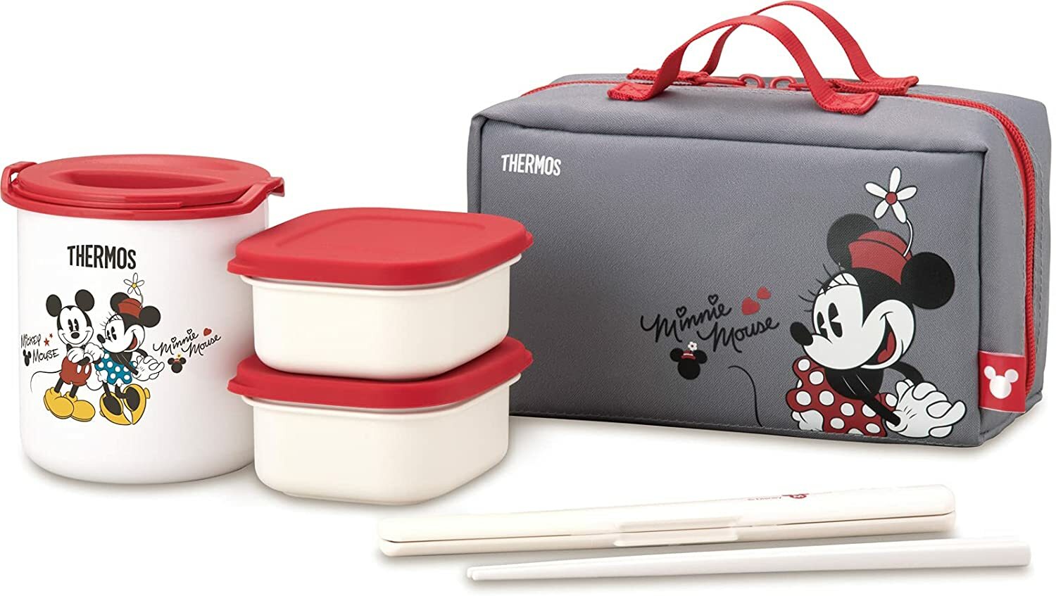 Ланч-бокс с термоизоляцией Disney Chopsticks - Pouch Set Черный DBQ-255DS BKR 19690₽