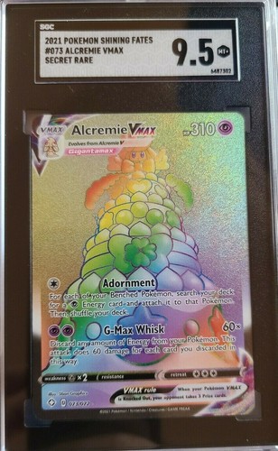Alcremie VMAX graded SGC 9.5 for sale on eBay
