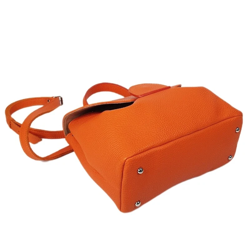 COACH Borsa a mano donna ciottoli VERA PELLE arancione borsa a tracolla tote bag regalo per lei