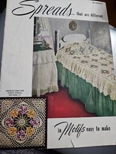 Vintage 1949 Crochet Pattern Star Book 68 BEDSPREADS