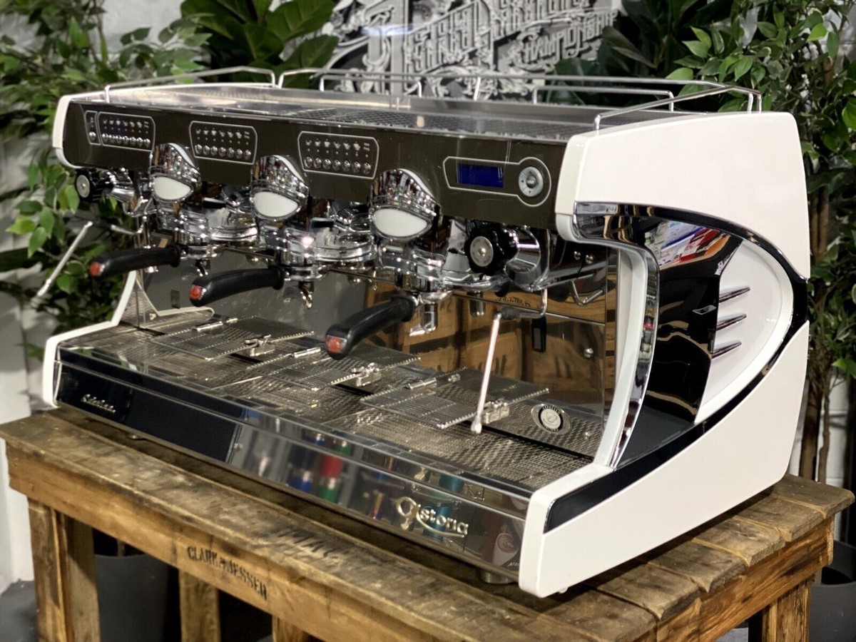 ASTORIA SABRINA 3 GROUP WHITE ESPRESSO COFFEE MACHINE COMMERCIAL