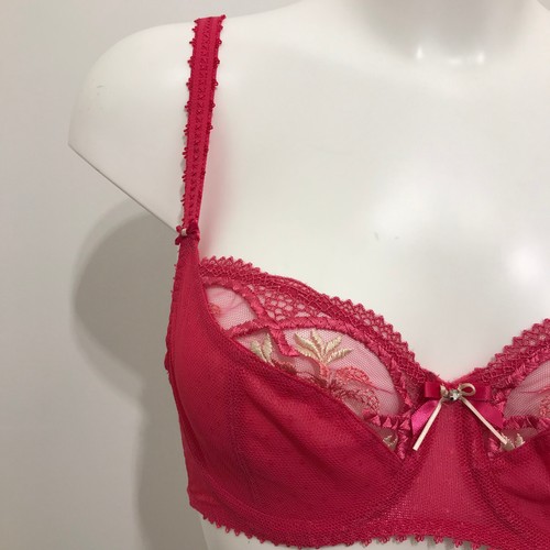 Sujetador Fantasie Evie Hot Rosa Con Aros 30D Eur 65D Sin Acolchado Estilo Transparente 2102 - Imagen 4 de 8