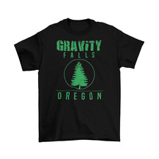 Camiseta Gravity Falls Oregon Pine Unisex Algodón Divertida TV Tallas Dipper Mabel Nueva