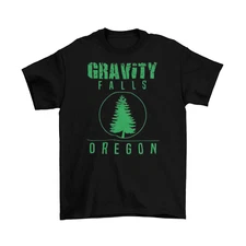 Gravity Falls Oregon Pine T-Shirt Unisex Cotton Funny TV Sizes Dipper Mabel New