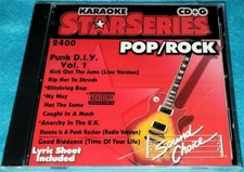 SOUND CHOICE KARAOKE 2400, Punk D.I.Y. - Vol. 1, CD  G, STILL SEALED