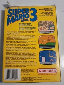 Super Mario Bros. 3 (Nintendo NES, 1990)CIB, Untested