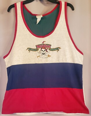 Vtg. TREASURE ISLAND MIRAGE-LAS VEGAS (Men's Size:LG, Tanktop, Multi-Color) 
