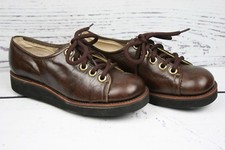 NOS Vintage APIS MT. EMEY Brown Leather Surgical Shoes Women's Sz. 7B