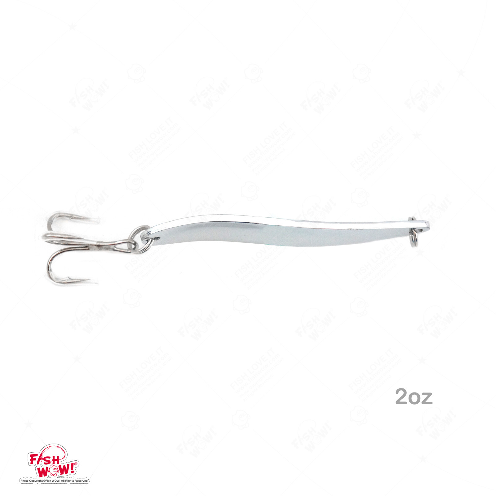 15pcs 2oz Fishing Spoons Trolling Flutter Treble Hook Casting Jig Blue Mackerel - Image 5