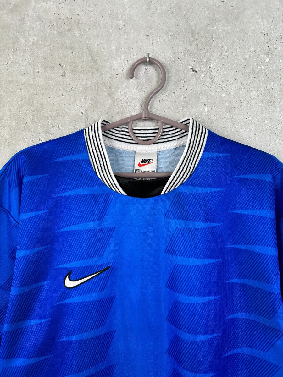 NIKE VINTAGE TEMPLATE 1990's FOOTBALL SHIRT #10 NIKI BLUE